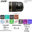 HD Pentax-D FA* 50mm F1.4 SDM AW 2