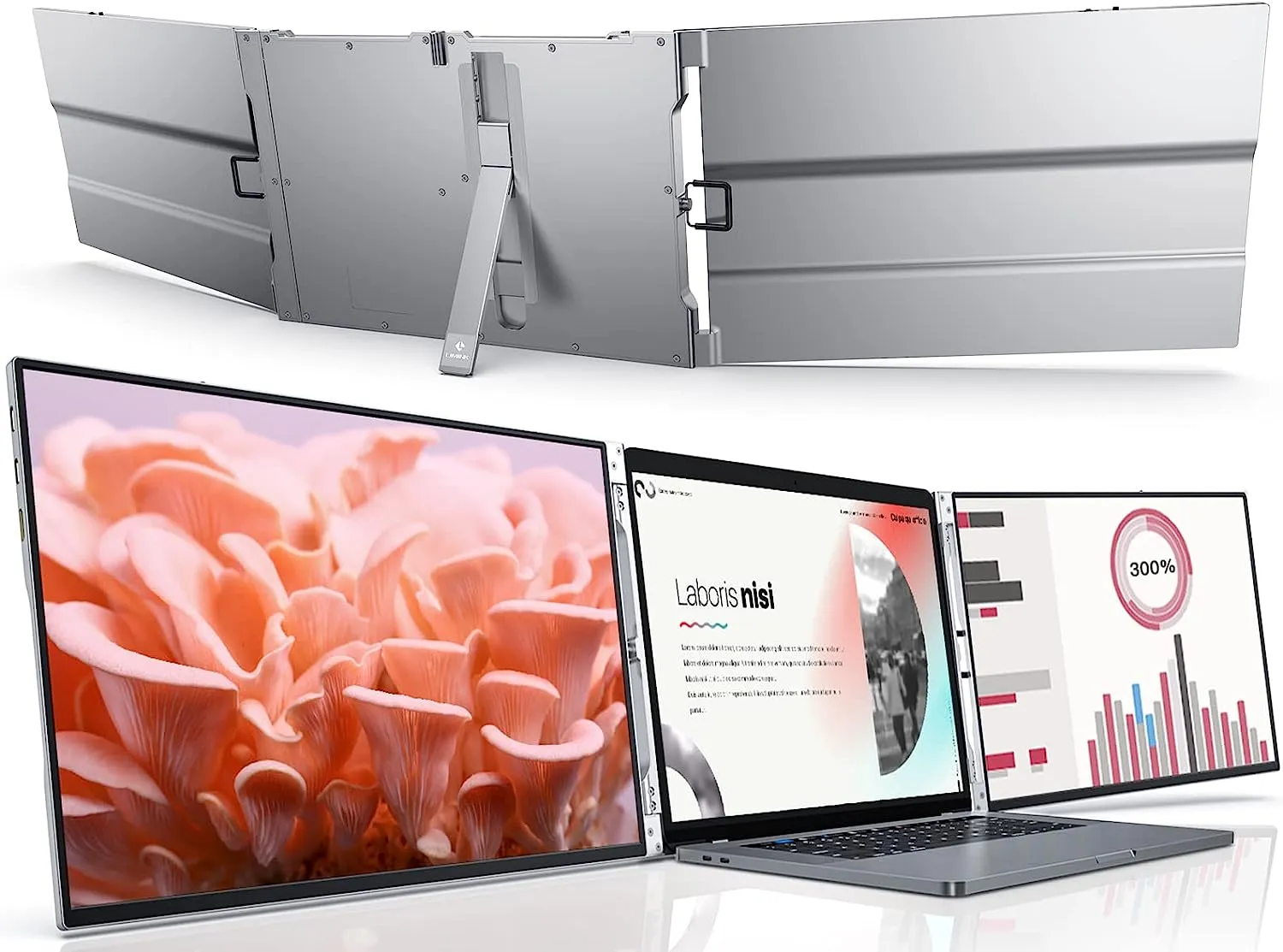 Limink LK14 Portable Tri-Screen 1